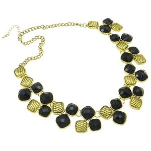 😀 3 for $20 New Modern Resin Cab Metal Necklace